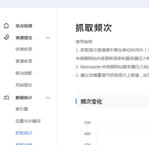 抓取頻次圖