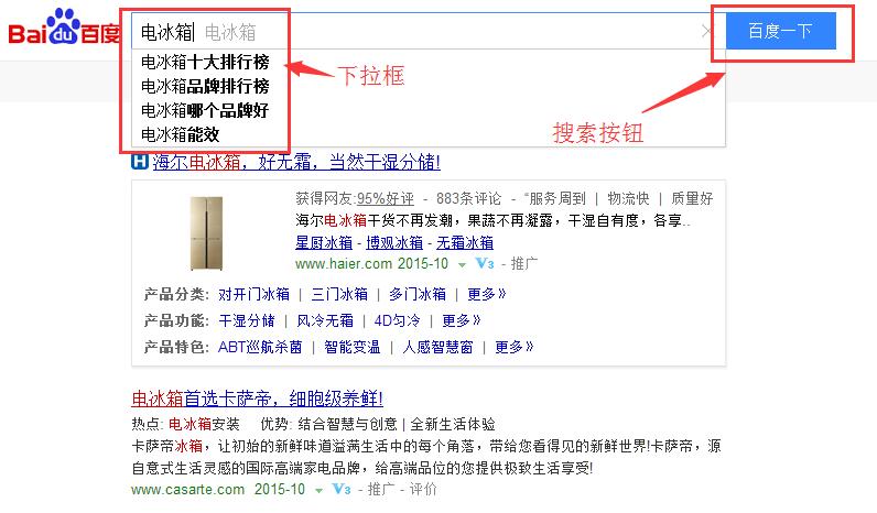 seo優化博客:seo搜索結果的頁面布局說明