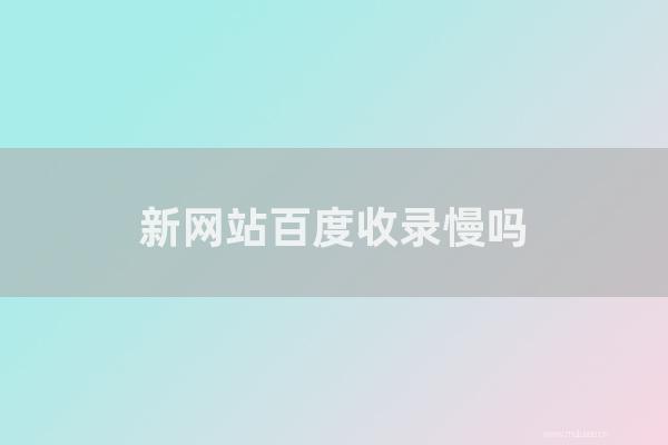 seo營(yíng)銷:新網(wǎng)站百度收錄慢嗎?百度不包括內(nèi)部頁(yè)面的原因是怎樣?