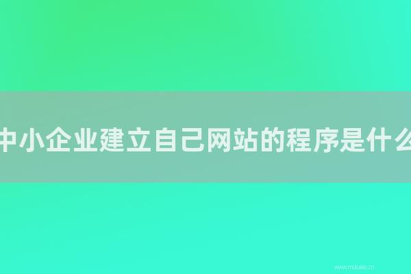 seo營銷：中小企業(yè)建立自己網(wǎng)站的程序是怎樣？我應(yīng)該注意怎樣？