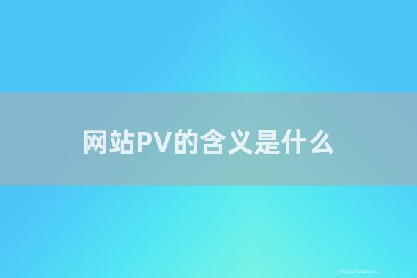 東莞seo博客:網站PV的含義是怎樣?SEO如何提高網站的PV值?