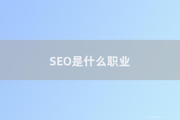 seo技術(shù)博客:SEO是怎樣職業(yè)?新手如何才能成為SEO從業(yè)者?